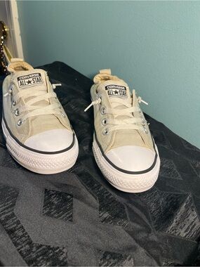 Converse As Shoreline Slip Casual Women's Cloud Grey Shoes Sz 8 See All Photos
